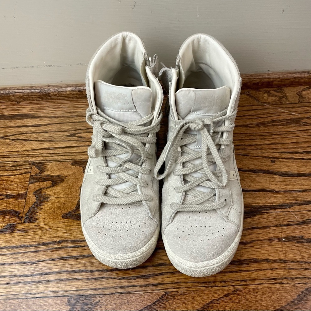 Asics Light Gray Suede High-Tops - Picture 2 of 6